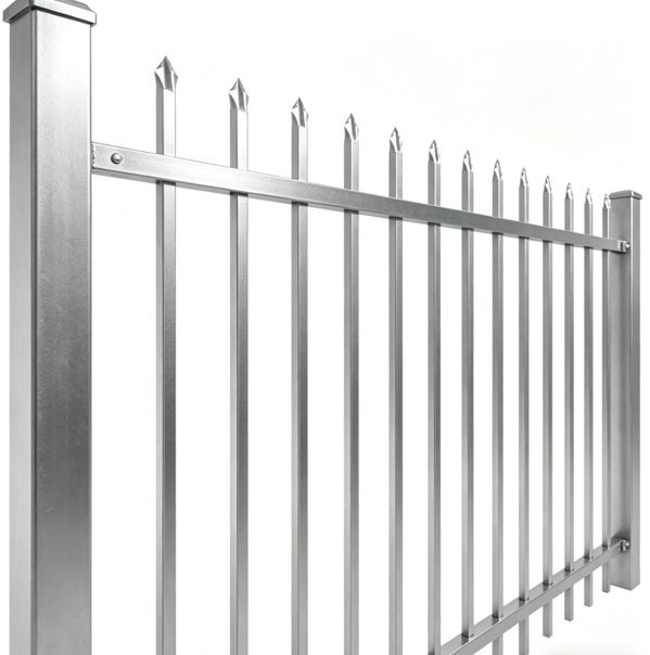 Security Galvanized Steel Fencing for Residential & Commercial Use