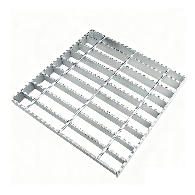 Anti-Slip Serrated Galvanized Steel Grating