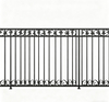 Galvanized Steel Fence Panels for Residential Use