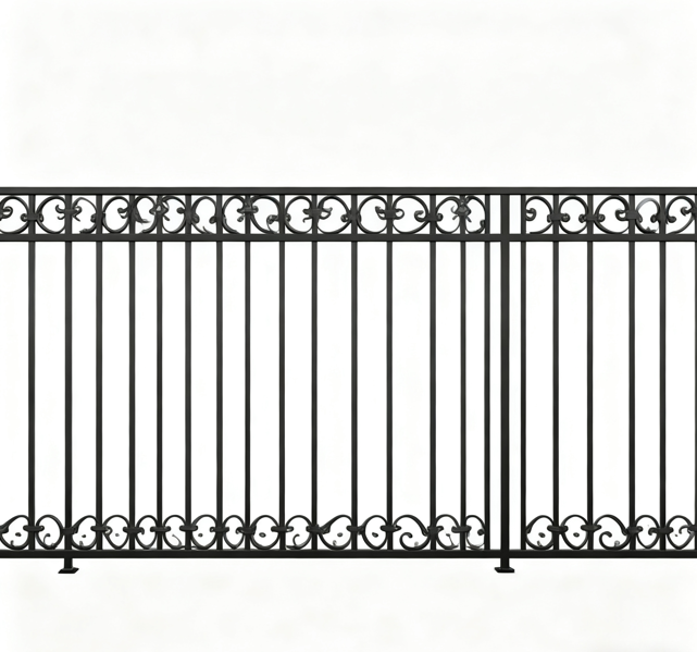 Galvanized Steel Fence Panels for Residential Use