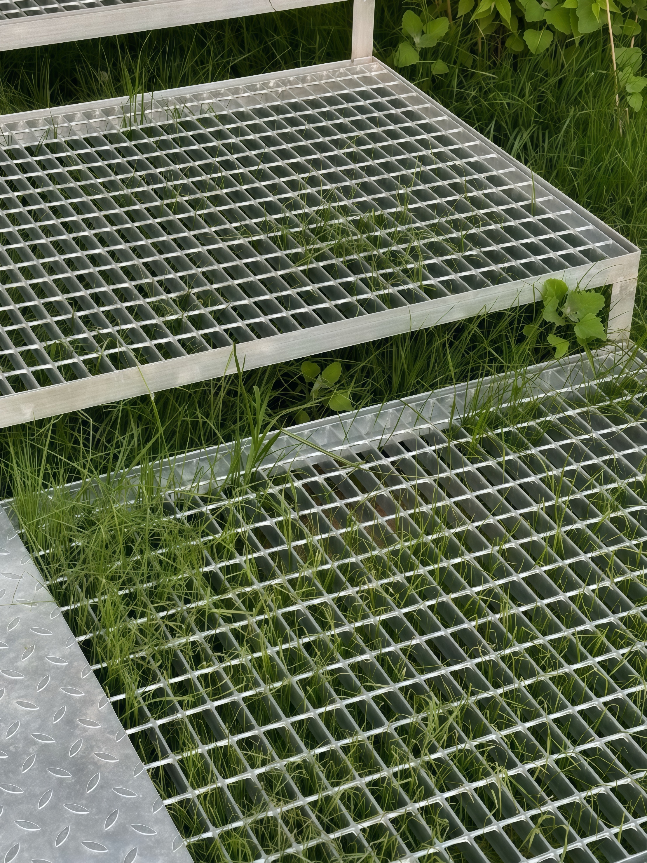 Hot Dipped Galvanized Steel Grating, Anti-Corrosion Galvanized Walkway Bar Grating, Custom Size Floor Drain Grating Factory OEM ODM