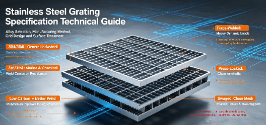 How Stainless Steel Grating Is Made