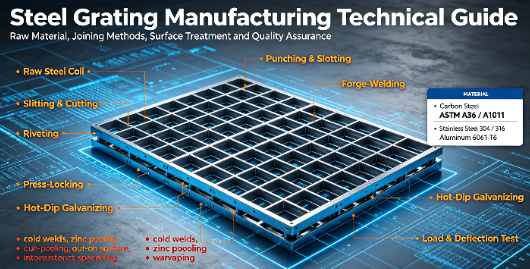 How Steel Grating Is Manufactured: Complete Production Process